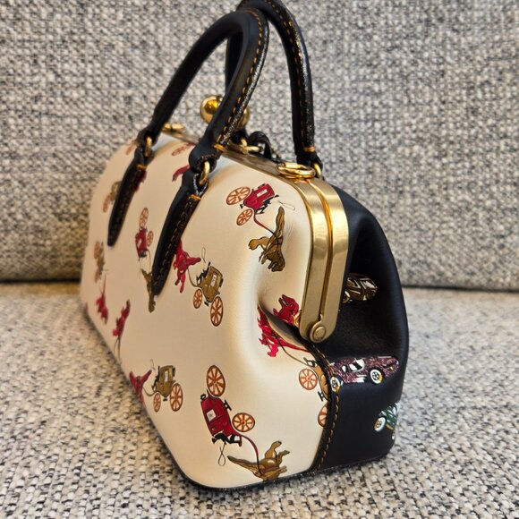 Coach Kisslock Satchel - Picture 5 of 12